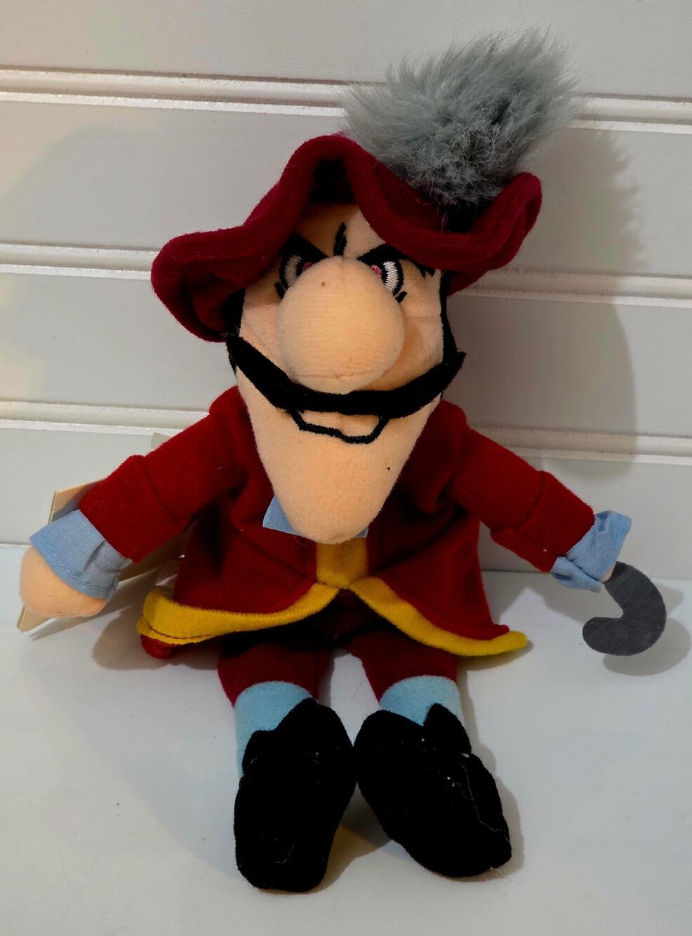 Vintage New Disney Store 9" Captain Hook Mini Bean Bag